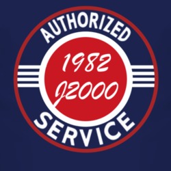 Authorized Service 1982 Pontiac J2000 Dark T Shirt