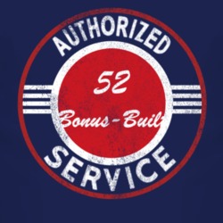 Authorized Service 1952 Bonus-Built Distressed Look Dark T Shirt