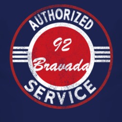 Authorized Service 1992 Oldsmobile Bravada Distressed Look Dark T Shir