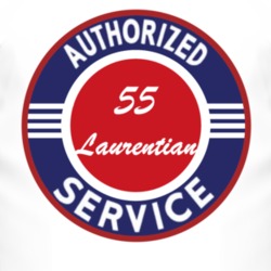 Authorized Service 1955 Pontiac Laurentian T Shirt