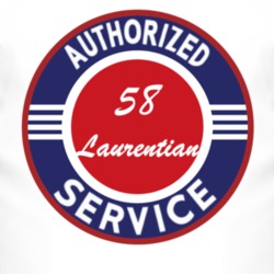 Authorized Service 1958 Pontiac Laurentian T Shirt