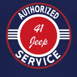 Authorized Service 1941 Jeep Dark T Shirt