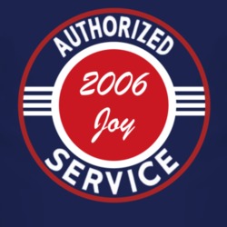 Authorized Service 2006 Chevy Joy Dark T Shirt