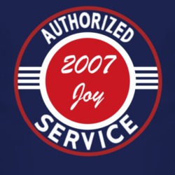 Authorized Service 2007 Chevy Joy Dark T Shirt