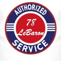 Authorized Service 1978 Chrysler LeBaron T Shirt
