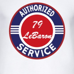 Authorized Service 1979 Chrysler LeBaron T Shirt