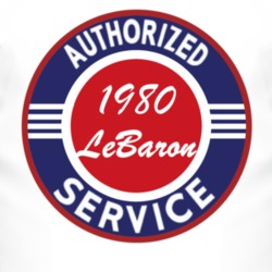 Authorized Service 1980 Chrysler LeBaron T Shirt