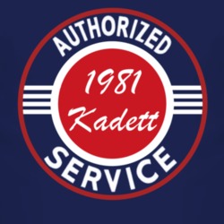 Authorized Service 1981 Chevy Kadett Dark T Shirt