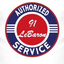 Authorized Service 1991 Chrysler LeBaron T Shirt