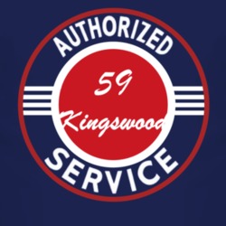 Authorized Service 1959 Chevy Kingswood Dark T Shirt