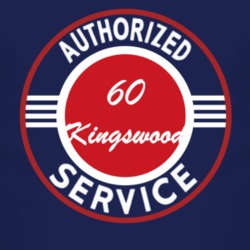 Authorized Service 1960 Chevy Kingswood Dark T Shirt