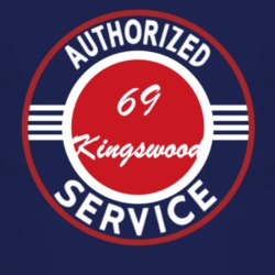 Authorized Service 1969 Chevy Kingswood Dark T Shirt