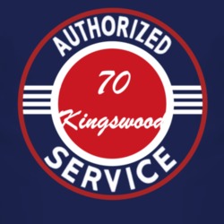 Authorized Service 1970 Chevy Kingswood Dark T Shirt
