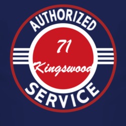 Authorized Service 1971 Chevy Kingswood Dark T Shirt