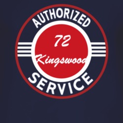 Authorized Service 1972 Chevy Kingswood Dark T Shirt