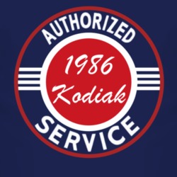 Authorized Service 1986 Chevy Kodiak Dark T Shirt