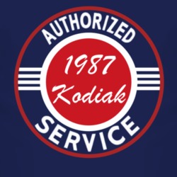 Authorized Service 1987 Chevy Kodiak Dark T Shirt