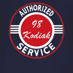 Authorized Service 1998 Chevy Kodiak Dark T Shirt