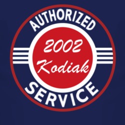 Authorized Service 2002 Chevy Kodiak Dark T Shirt