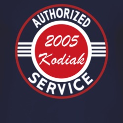 Authorized Service 2005 Chevy Kodiak Dark T Shirt