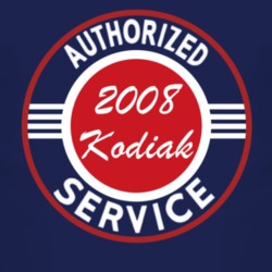 Authorized Service 2008 Chevy Kodiak Dark T Shirt