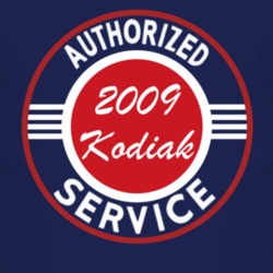 Authorized Service 2009 Chevy Kodiak Dark T Shirt