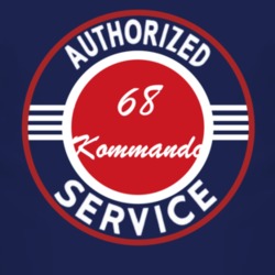 Authorized Service 1968 Chevy Kommando Dark T Shirt