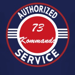 Authorized Service 1973 Chevy Kommando Dark T Shirt
