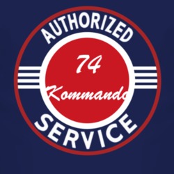 Authorized Service 1974 Chevy Kommando Dark T Shirt