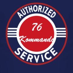 Authorized Service 1976 Chevy Kommando Dark T Shirt