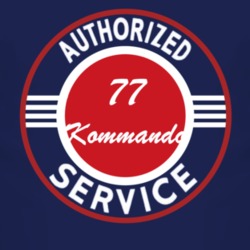 Authorized Service 1977 Chevy Kommando Dark T Shirt