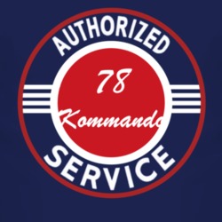 Authorized Service 1978 Chevy Kommando Dark T Shirt