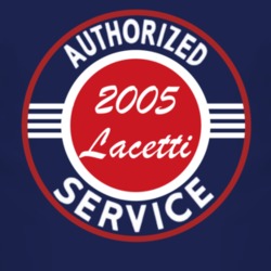 Authorized Service 2005 Chevy Lacetti Dark T Shirt