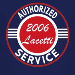Authorized Service 2006 Chevy Lacetti Dark T Shirt