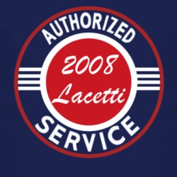 Authorized Service 2008 Chevy Lacetti Dark T Shirt