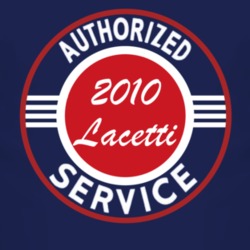 Authorized Service 2010 Chevy Lacetti Dark T Shirt