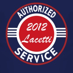 Authorized Service 2012 Chevy Lacetti Dark T Shirt