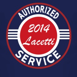 Authorized Service 2014 Chevy Lacetti Dark T Shirt