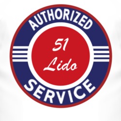 Authorized Service 1951 Lincoln Lido T Shirt
