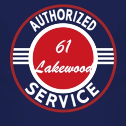 Authorized Service 1961 Chevy Lakewood Dark T Shirt