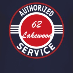 Authorized Service 1962 Chevy Lakewood Dark T Shirt