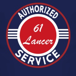 Authorized Service 1961 Dodge Lancer Dark T Shirt