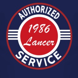 Authorized Service 1986 Dodge Lancer Dark T Shirt