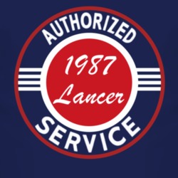 Authorized Service 1987 Dodge Lancer Dark T Shirt