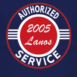 Authorized Service 2005 Chevy Lanos Dark T Shirt