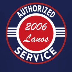 Authorized Service 2006 Chevy Lanos Dark T Shirt