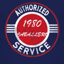 Authorized Service 1980 GMC CABALLERO Distressed Look Dark T Shirt