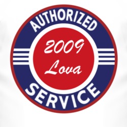 Authorized Service 2009 Chevy Lova T Shirt