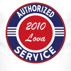 Authorized Service 2010 Chevy Lova T Shirt