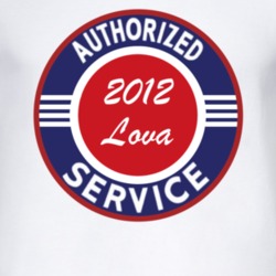 Authorized Service 2012 Chevy Lova T Shirt